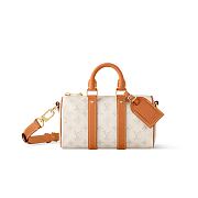 Louis Vuitton Keepall Bandoulière 25 Off-White 25x15x11cm - 1