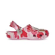 Crocs Classic Clog A Bathing Ape ABC Camo Pink 209627-6I2 - 1