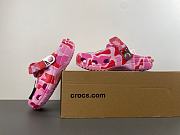 Crocs Classic Clog A Bathing Ape ABC Camo Pink 209627-6I2 - 6