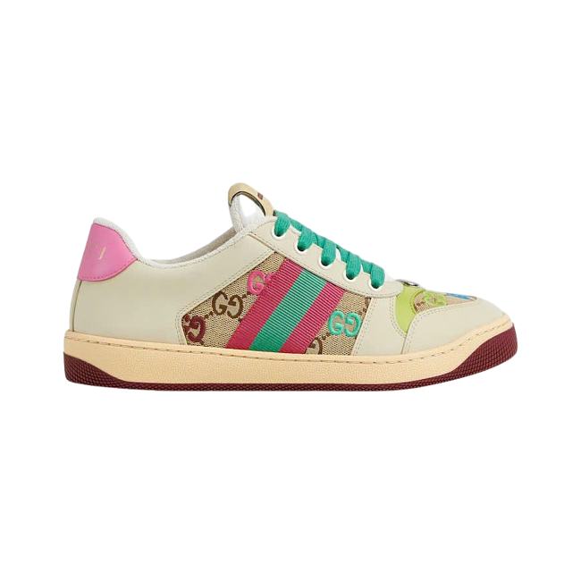 Gucci Women's Screener sneaker - Multicolored canvas 838873 9SFR0 2544 - 1