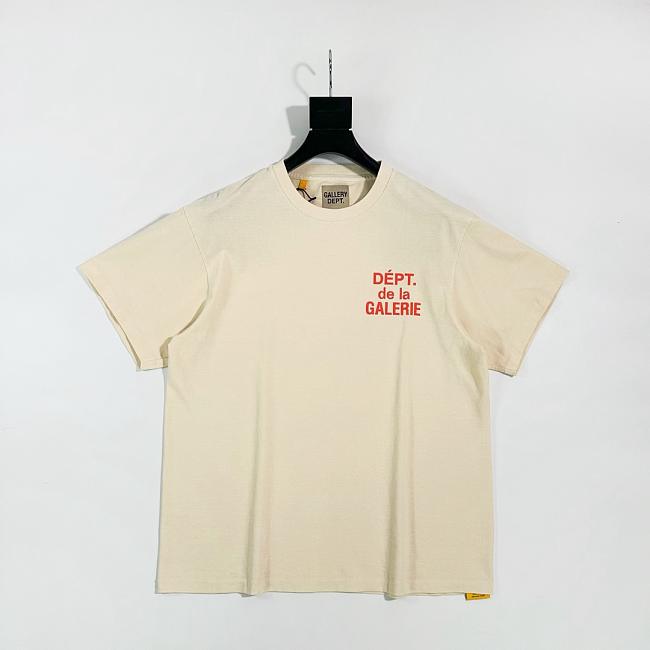 Gallery Dept. Souvenir T-Shirt Cream/Orange - 1