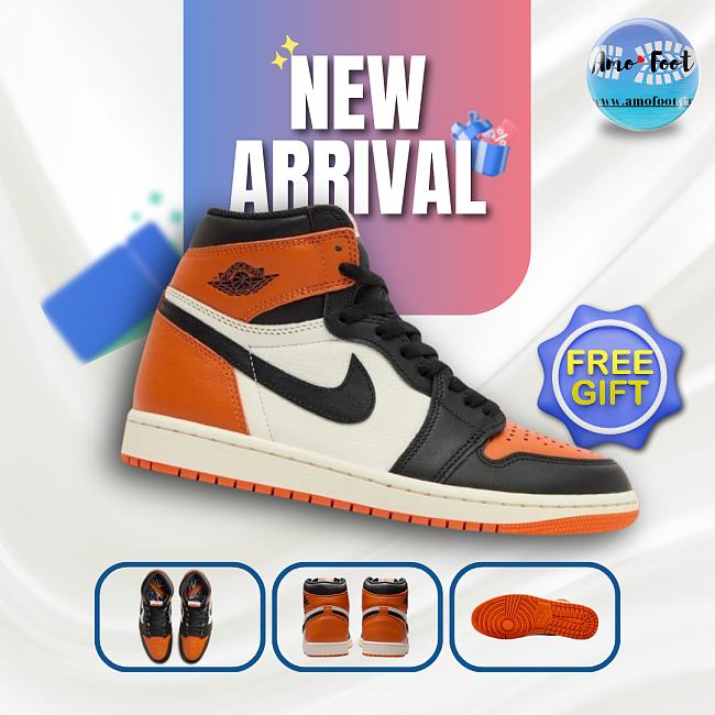 Air Jordan 1 Retro High OG Shattered Backboard (2025) DZ5485-008 - 1