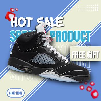 Air Jordan 5 “Black Metallic Reimagined” HF3975-001