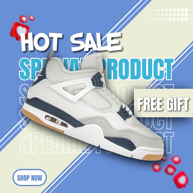 Air Jordan 4 Retro SB Navy DR5415-100 - 1