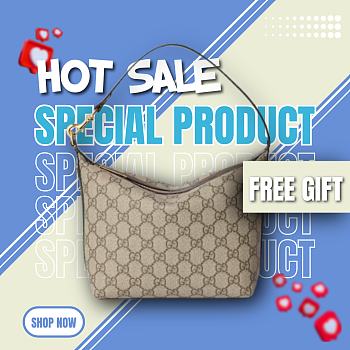 Gucci Ophidia super mini shoulder bag - Beige and ebony GG Supreme canvas 20cm