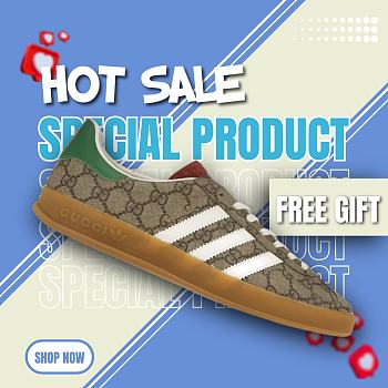 Adidas x Gucci Gazelle Beige GG Monogram IE2262
