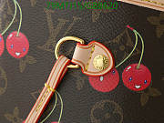 Louis Vuitton X Takashi Murakami Neverfull MM Cherry Brown Monogram Gold Hardware 31cm - 5