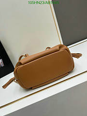 Prada Nappa Leather Shoulder Bag - Brown 24*25*11cm - 4