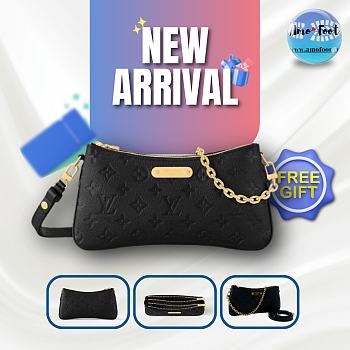 Louis Vuitton Liv Pochette Black 13.5 x 6.5 x 24.5 cm