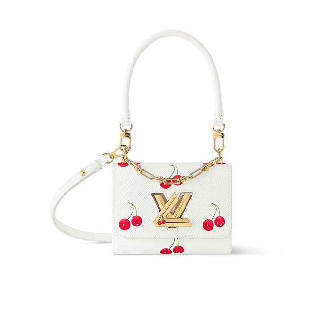 Louis Vuitton x Takashi Murakami Cherry Twist PM White 19*15*7CM - 1