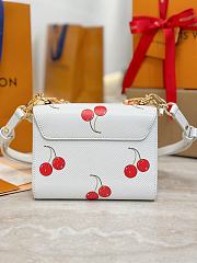 Louis Vuitton x Takashi Murakami Cherry Twist PM White 19*15*7CM - 5