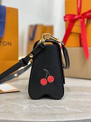 Louis Vuitton x Takashi Murakami Cherry Twist MM Black 23*16*8CM - 4