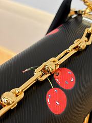 Louis Vuitton x Takashi Murakami Cherry Twist MM Black 23*16*8CM - 2