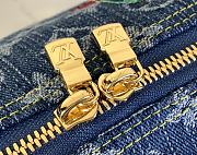 Louis Vuitton x Takashi Murakami Cherry Cosmetic Pouch GM Denim Monogram 27x18x9cm - 2