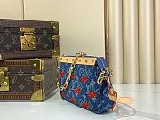 Louis Vuitton x Takashi Murakami Cherry Pochette Accessoires Denim Monogram 13x4x22cm - 4