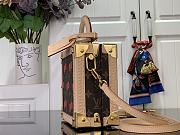 Louis Vuitton x Takashi Murakami Cherry Mini Square Trunk Cherry Brown Monogram 17x17x8cm - 4