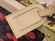 Louis Vuitton x Takashi Murakami Cherry Mini Square Trunk Cherry Brown Monogram 17x17x8cm - 2