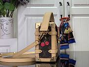 Louis Vuitton x Takashi Murakami Cherry Side Trunk MM Brown Monogram 23.5x16x8.5cm - 5