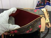 Louis Vuitton x Takashi Murakami Cherry Side Trunk MM Brown Monogram 23.5x16x8.5cm - 4