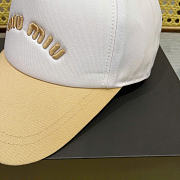 Miu Miu hat 02 - white color - 5