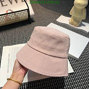 LV bucket hat 01 - pink color  - 5
