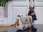 Louis Vuitton x Takashi Murakami Cherry Wallet On Chain Ivy White Monogram 23.5x12x4.3cm - 5