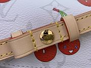 Louis Vuitton x Takashi Murakami Cherry Wallet On Chain Ivy White Monogram 23.5x12x4.3cm - 2