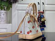 Louis Vuitton x Takashi Murakami Cherry Alma BB White Monogram 23.5x11.5x17.5cm - 6