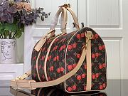 Louis Vuitton x Takashi Murakami Cherry Keepall Bandouliere 45 Brown Monogram 45x27x20cm - 6