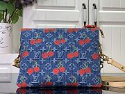 Louis Vuitton x Takashi Murakami Cherry Coussin PM Denim Monogram 26x20x12cm - 6