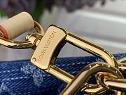 Louis Vuitton x Takashi Murakami Cherry Coussin PM Denim Monogram 26x20x12cm - 4