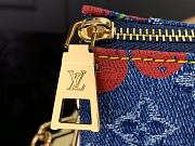 Louis Vuitton x Takashi Murakami Cherry Coussin PM Denim Monogram 26x20x12cm - 2