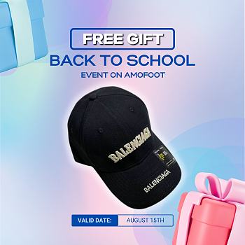 Balenciaga hat 01 - black color