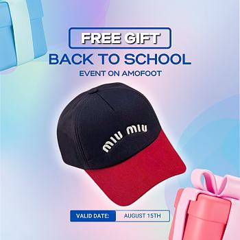 Miu Miu hat 01 - Navy color