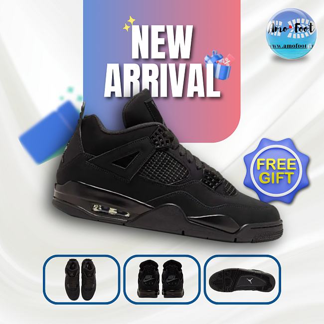 Air Jordan 4 Retro Black Cat (2025) FV5029-010 - 1