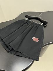 Balenciaga Logo cotton fleece shorts - 6