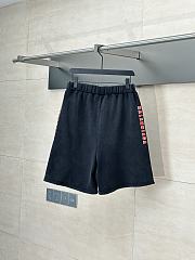 Balenciaga Drawstring Shorts | Black - 6
