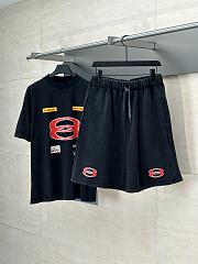 Balenciaga Drawstring Shorts | Black - 5