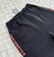 Balenciaga Drawstring Shorts | Black - 4