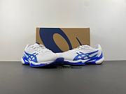 ASICS Solution Speed FF 3 Clay White Tuna Blue 1041A437-100 - 4