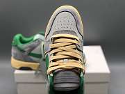 OFF-WHITE Out Of Office OOO Low Tops Light Grey Green OMIA189S24LEA0110555 - 5