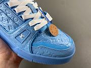 Louis Vuitton Trainer Sneaker - Blue 1AHTB3 - 6