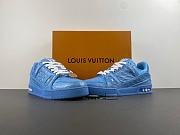 Louis Vuitton Trainer Sneaker - Blue 1AHTB3 - 5