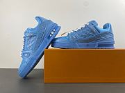 Louis Vuitton Trainer Sneaker - Blue 1AHTB3 - 2