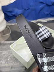 Burberry - Check Black Slides - 3