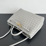 Bottega Veneta Andiamo 'Sterling' 32.5x24x12cm - 2