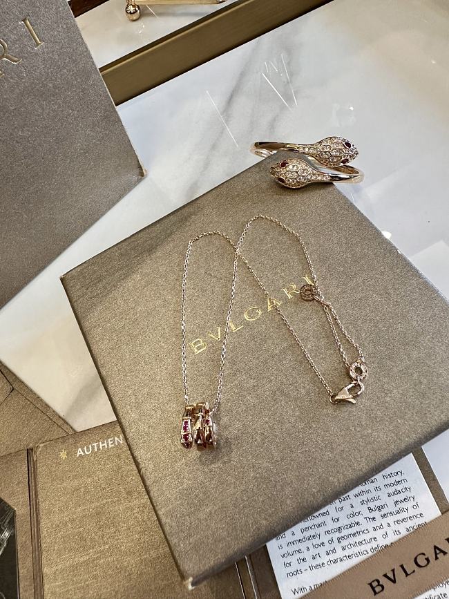 Jewery Luxury Serpenti Viper Pendant Necklace - 1