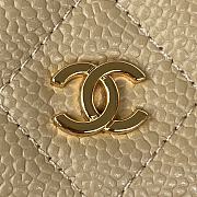 Chanel Wallet on chain WOC beige Lambskin 19cm - 4