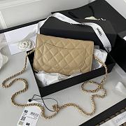Chanel Wallet on chain WOC beige Lambskin 19cm - 6