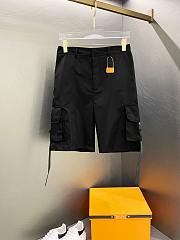 Prada Re-Nylon Cargo Shorts Black  - 1